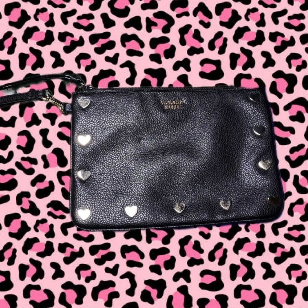 Victoria secret leather wristlet